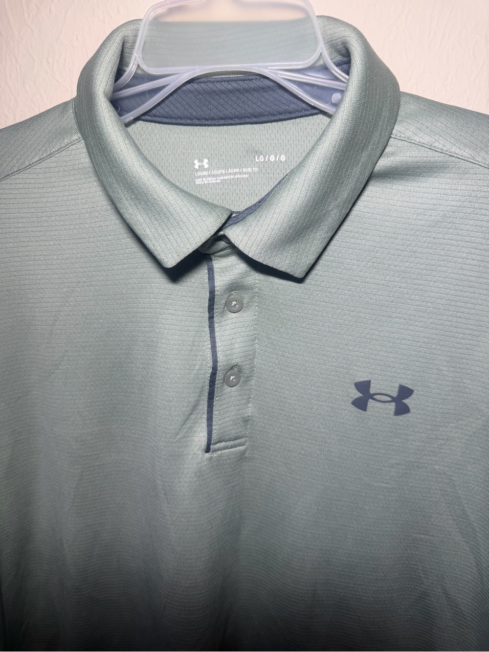 Under Armour Men’s Polo Shirt - Sage Green - Picture 2 of 5